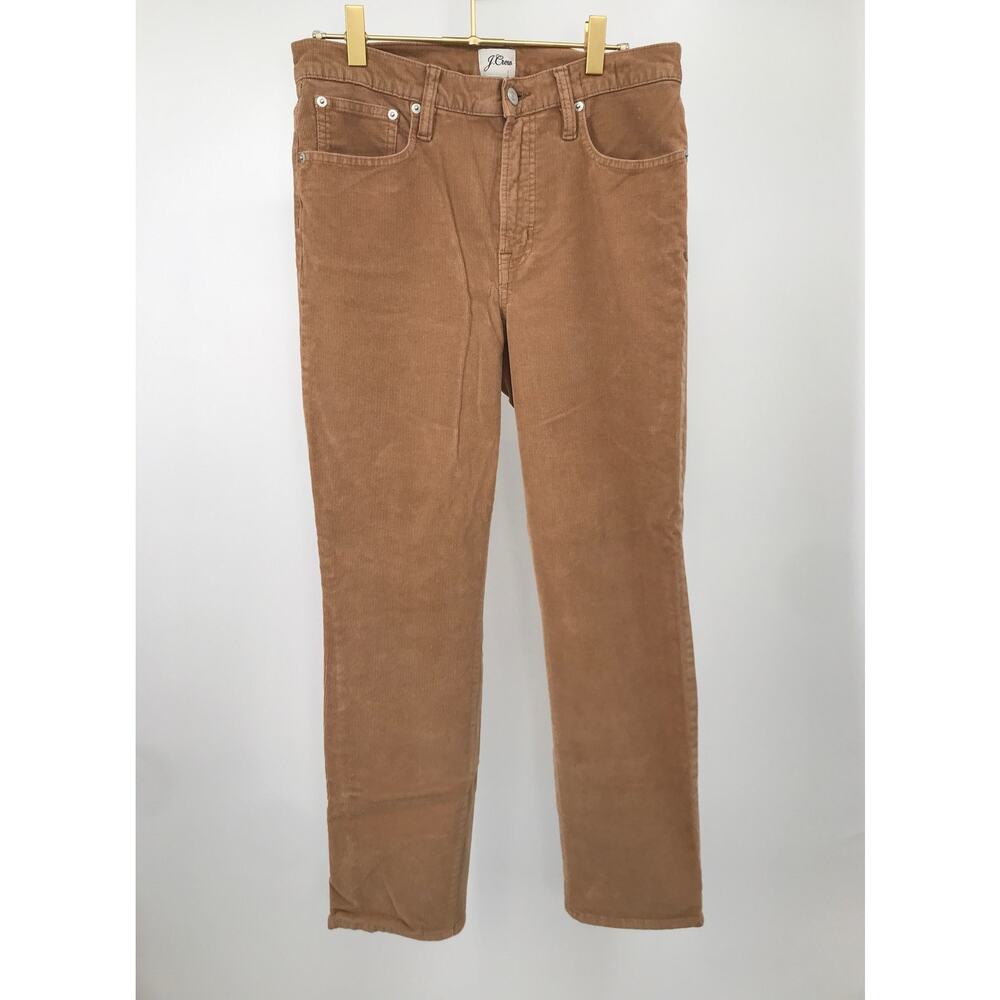 J. Crew Tan Vintage Slim Straight Corduroy Pants Womens 28